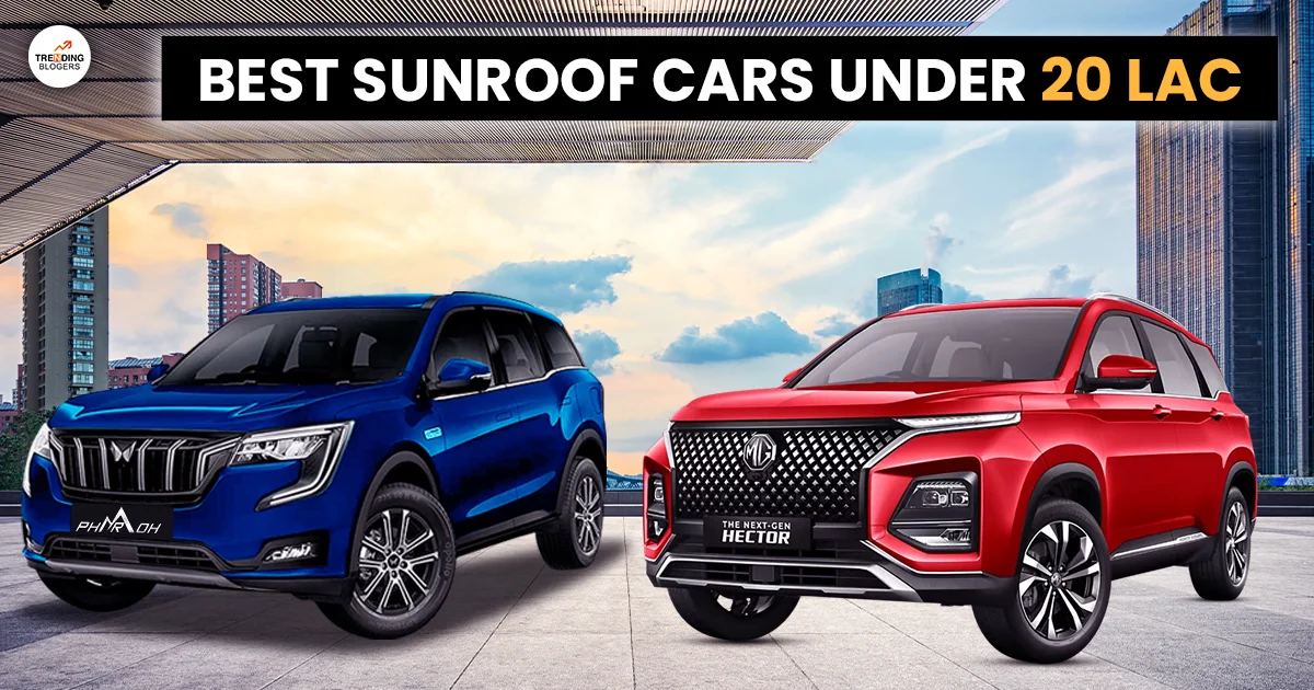 Best Sunroof Cars Under 20 Lac