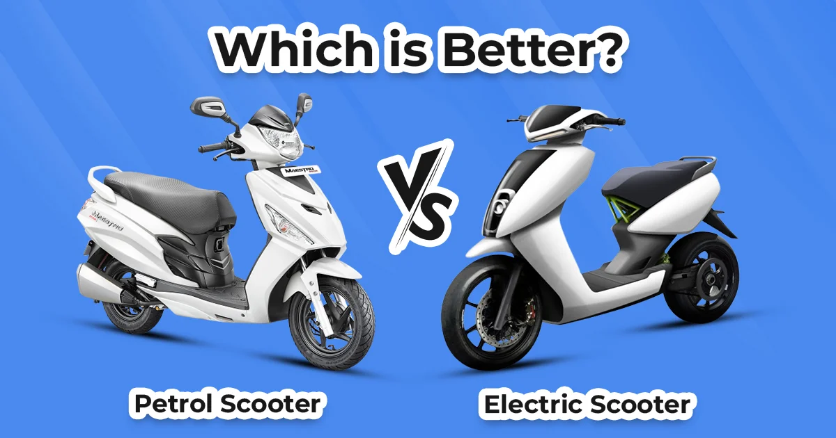 comparison between petrol scooter vs electric scooter