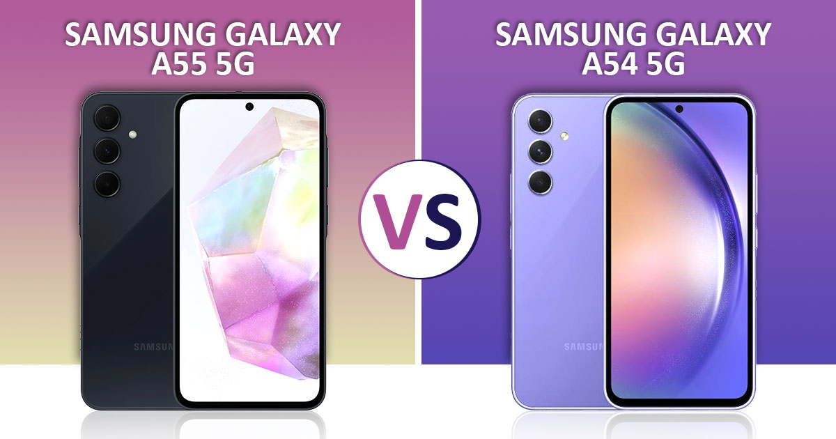 Samsung Galaxy A55 5G vs Galaxy A54 5G