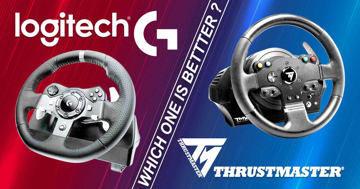 Which Steering Wheel is Better: Thrustmaster or Logitech